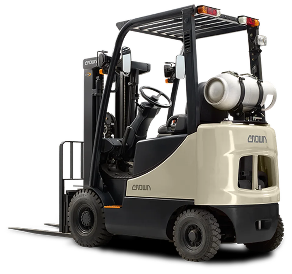 Autoelevador Crown CG 15-20 a GLP con rodado neumático